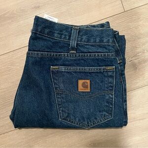 Carhartt Men's Dark Blue Relaxed Jeans